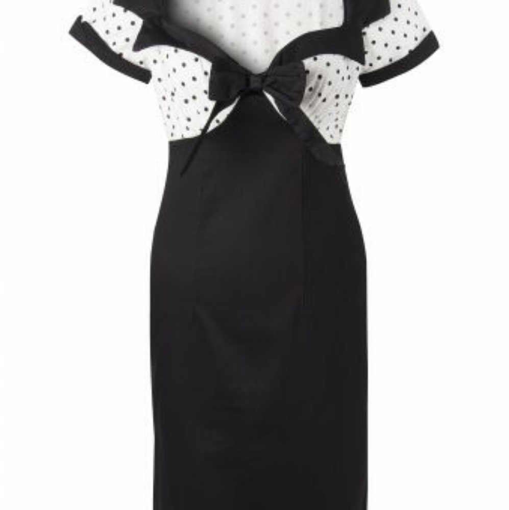 Lindy Bop polka dot pencil dress